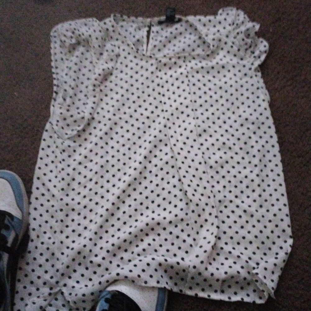 Polka dot blouse